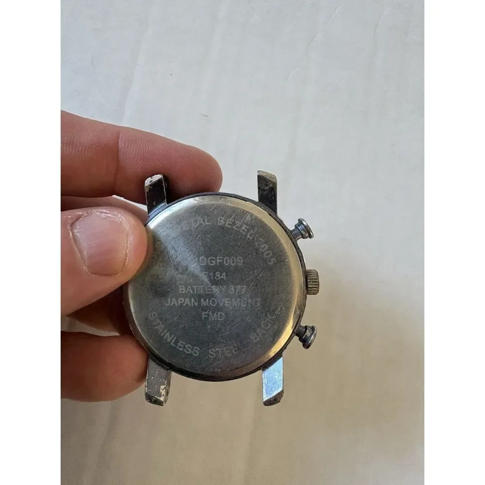 FMD FMDGF009 No Band Blue Quartz Analog Men's‎ Watch For Parts